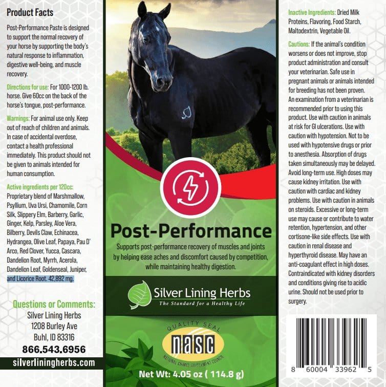 Performance Paste Bundle for Horses - Silver Lining Herbs