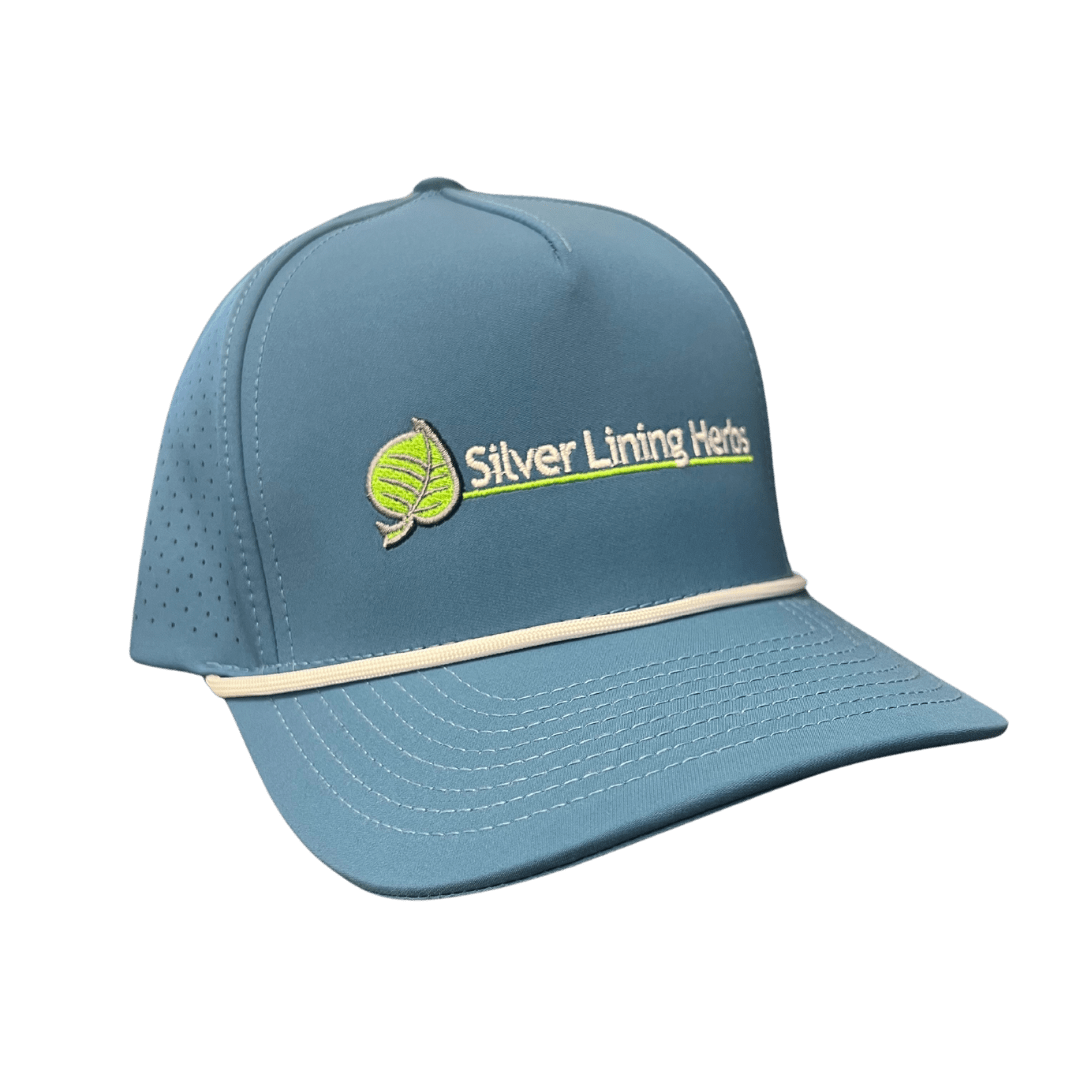 Rope Snapback Hat - Silver Lining Herbs